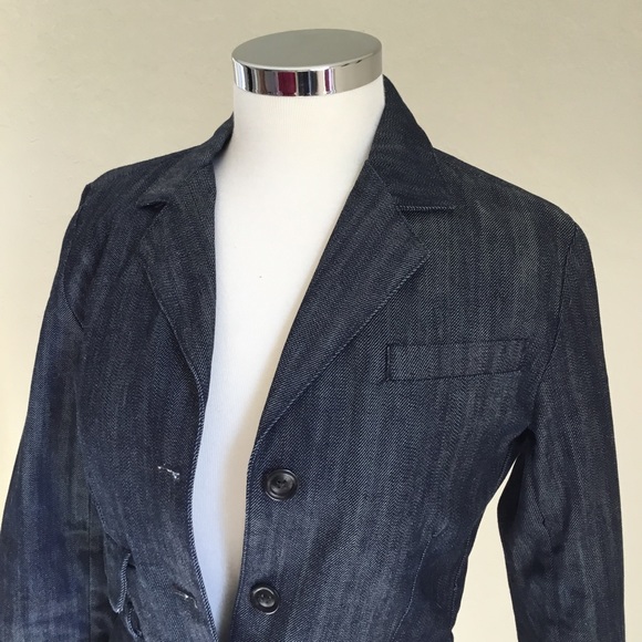 Polo by Ralph Lauren Jean Blazer/Jacket - Sz Small - Picture 4 of 8